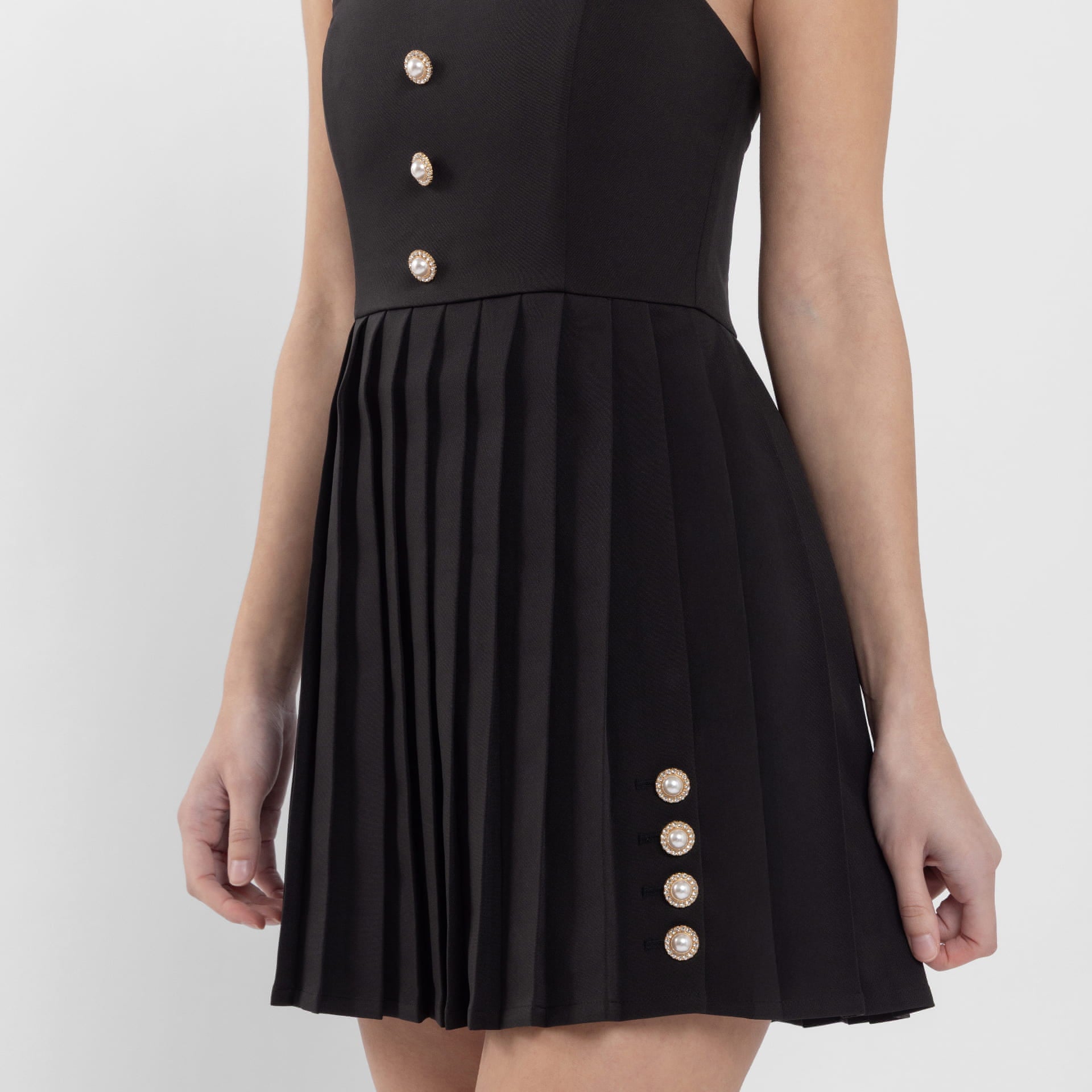 Black Bardot Mini Dress (Bardot)