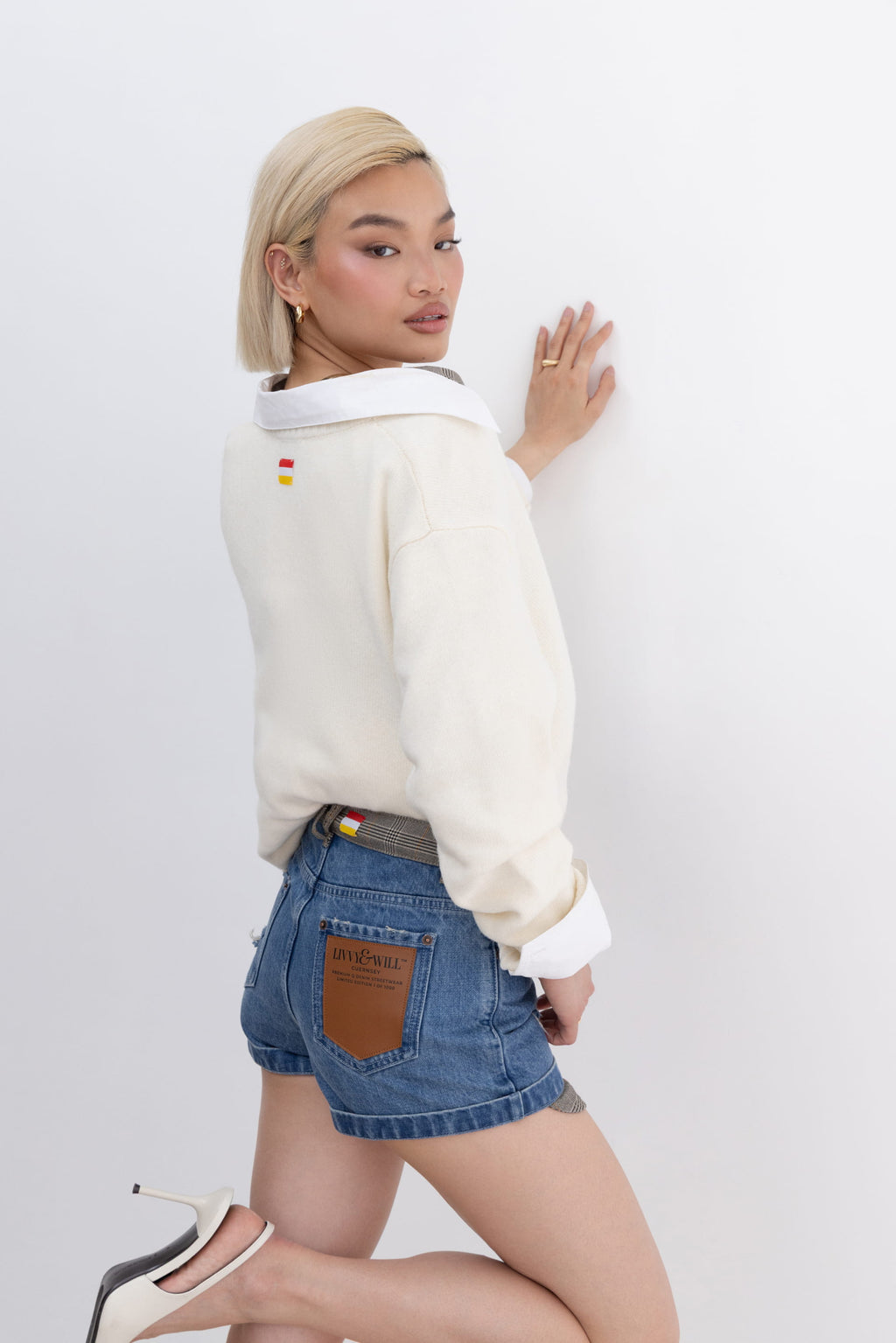 Japanese Denim Shorts (Olivia Claire Collection)