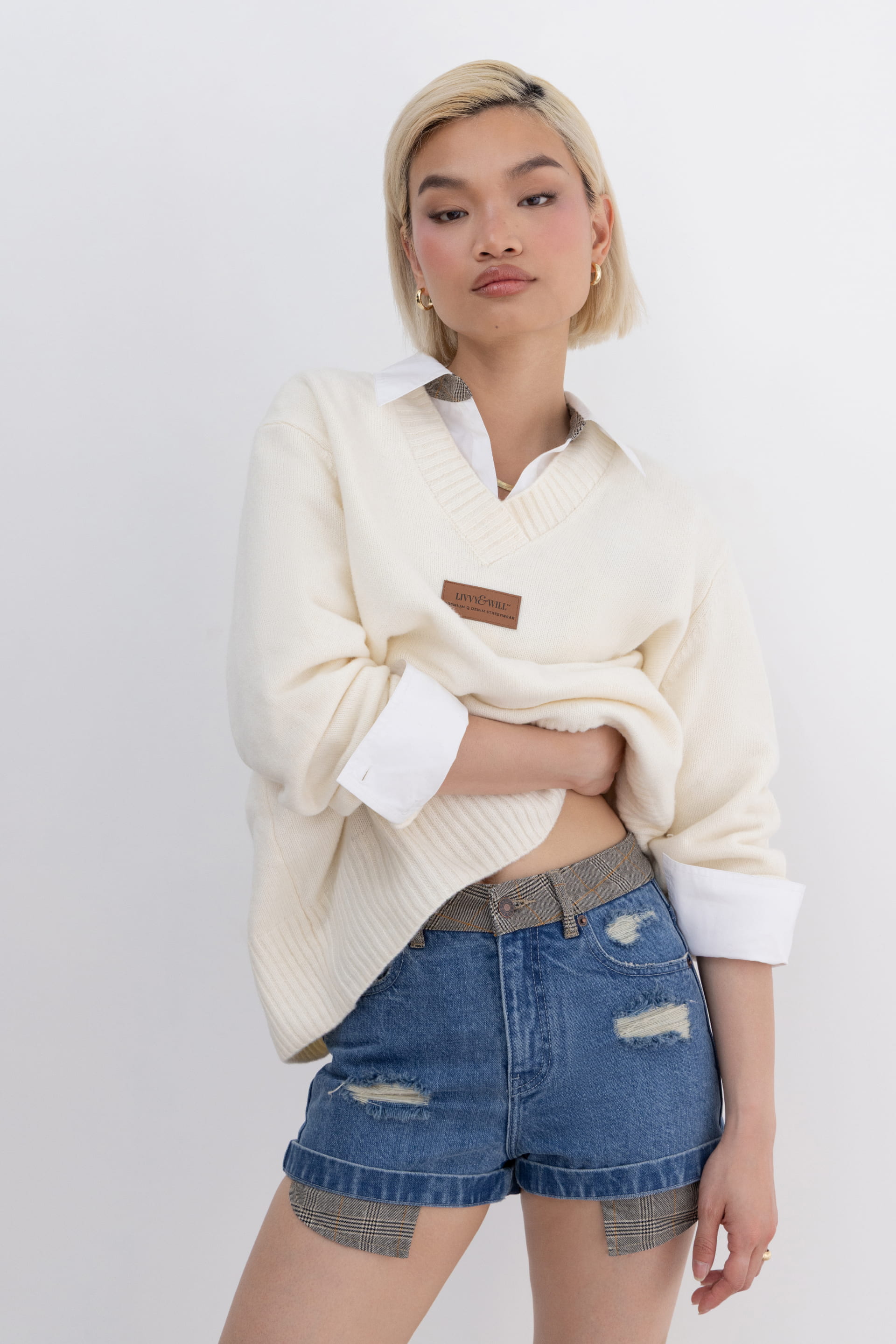 Japanese Denim Shorts (Olivia Claire Collection)