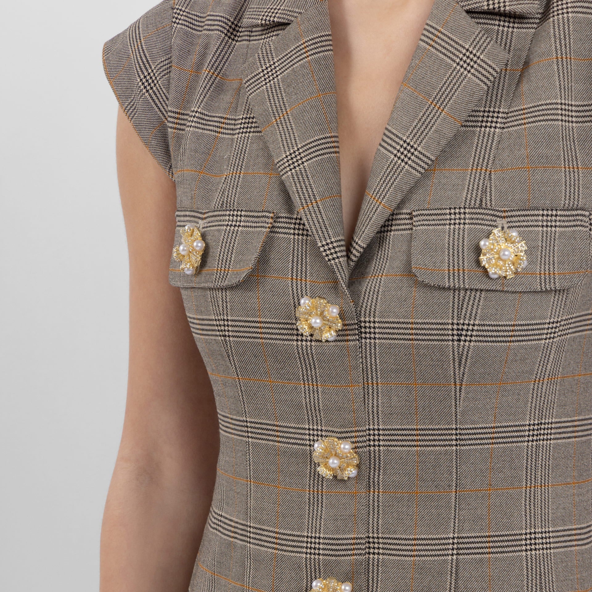 PoW Collar Neck Mini Dress (Olivia Claire Collection)