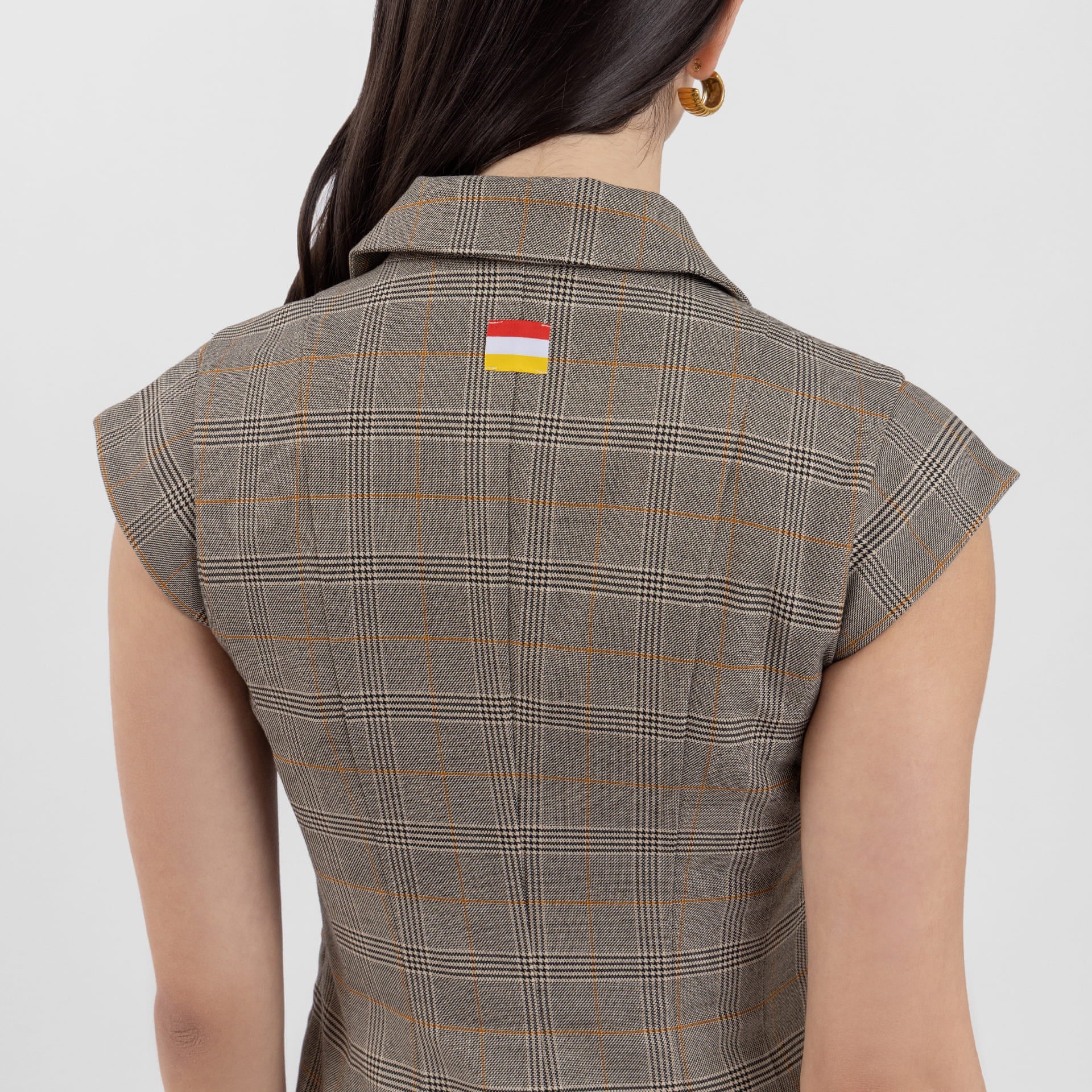 PoW Collar Neck Mini Dress (Olivia Claire Collection)