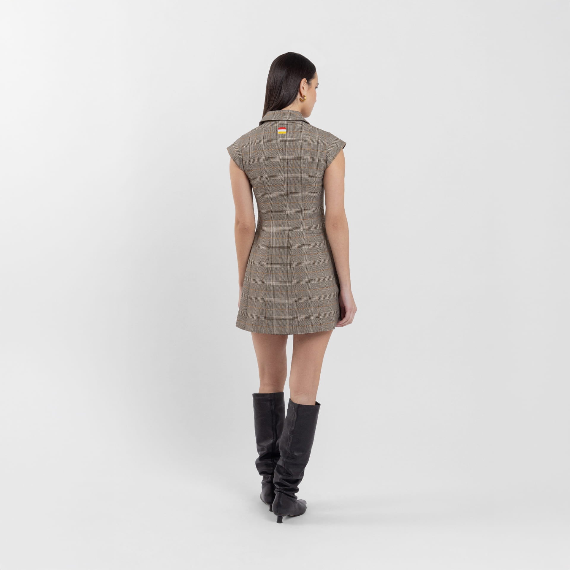 PoW Collar Neck Mini Dress (Olivia Claire Collection)