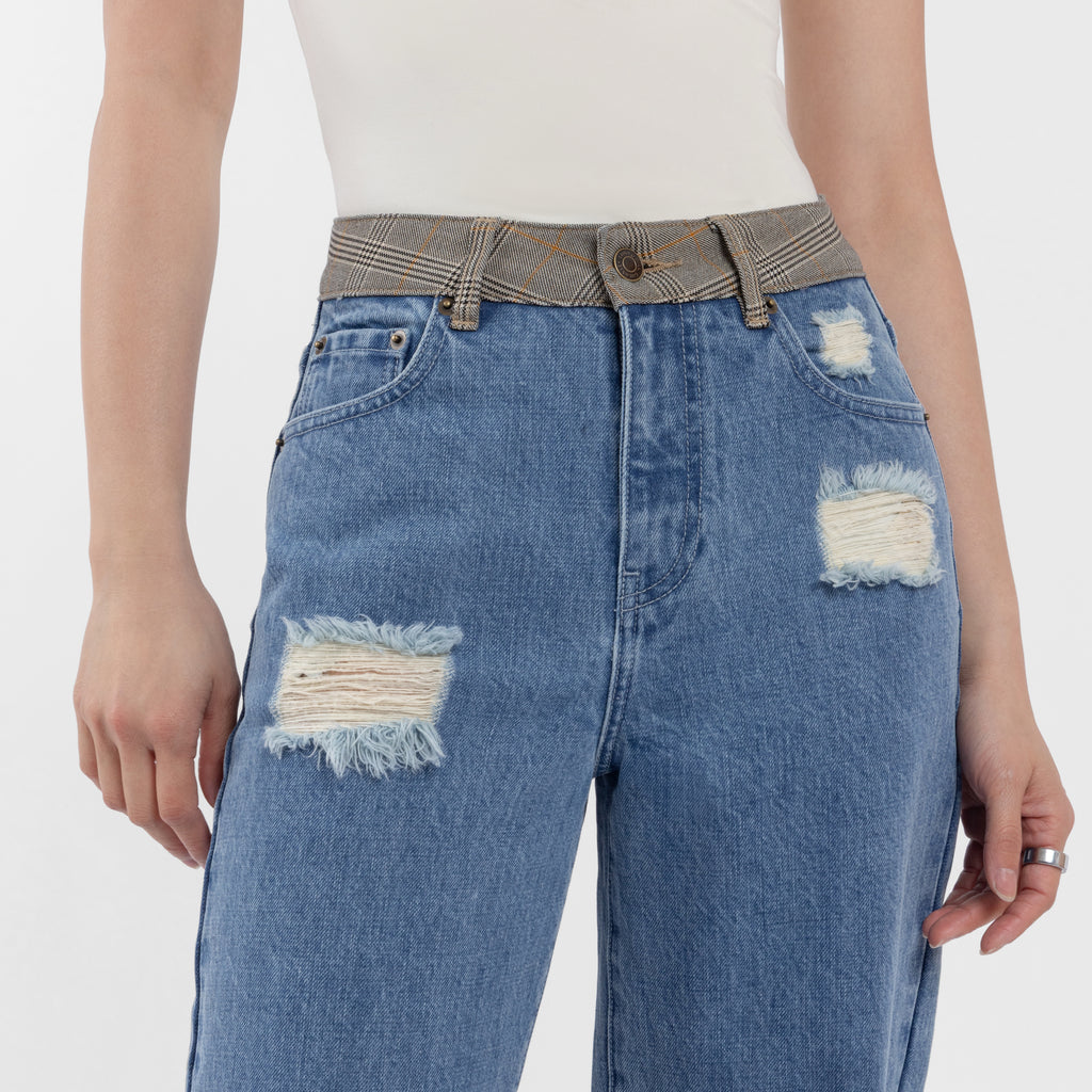 Japanese Denim Wide Leg Jeans (Olivia Claire Collection)