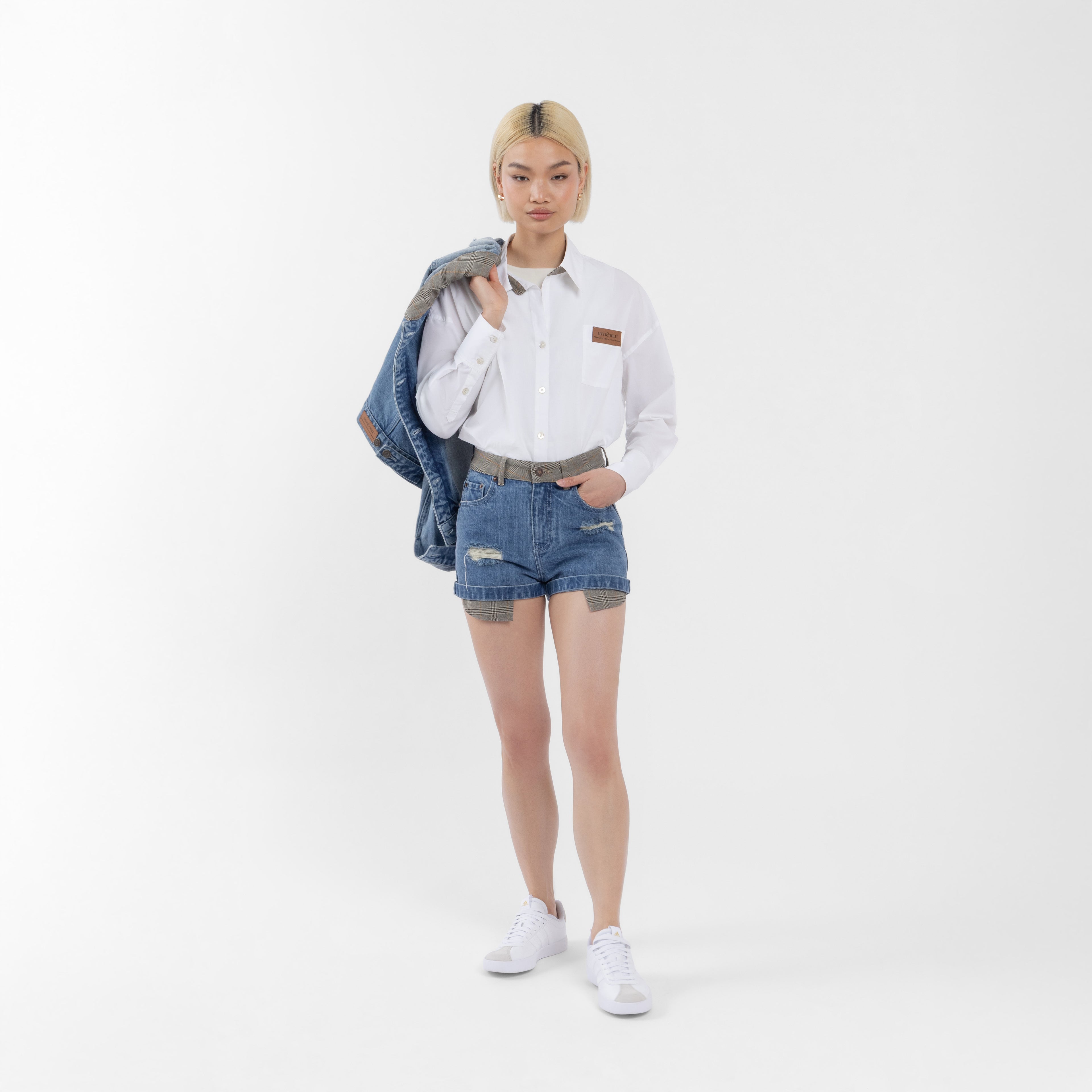 Japanese Denim Shorts (Olivia Claire Collection)