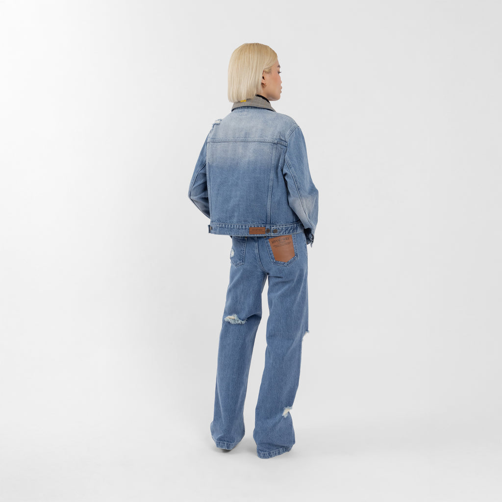Japanese Denim Trucker Jacket (Olivia Claire Collection)